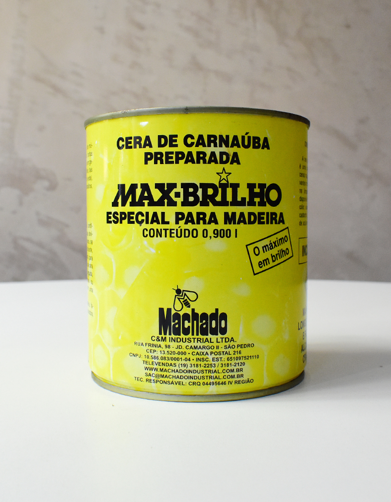 Cera de Carnaúba Preparada Especial para Madeira Max-Brilho 900ml