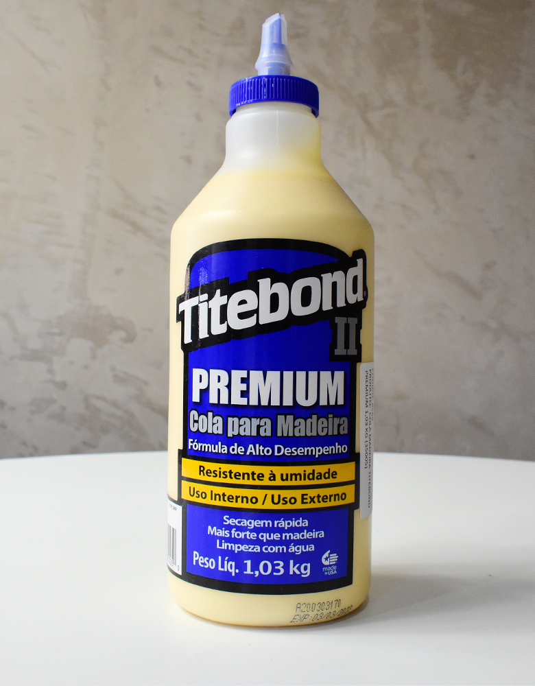 Cola para Madeira Premium Titebond II Resistente à umidade 1,03kg