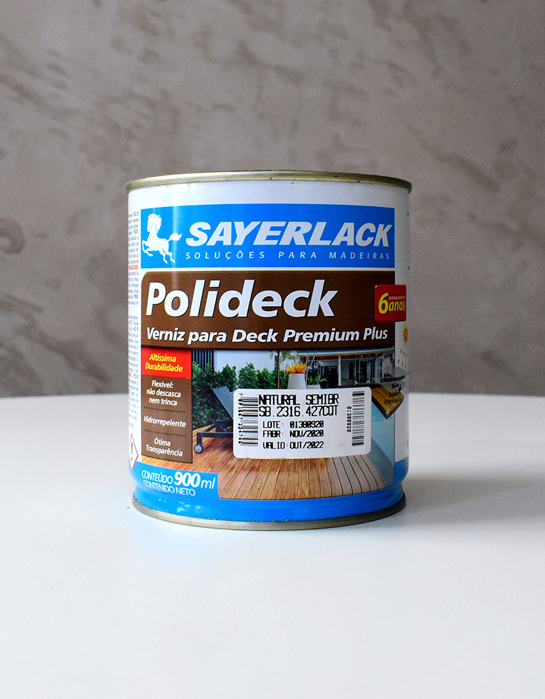 Polideck Verniz para Deck Premium Plus Sayerlack 900ml