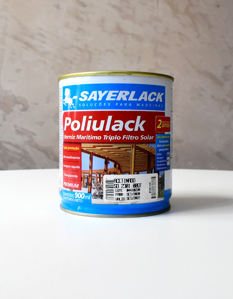 Poliulack Verniz Marítimo Triplo Filtro Solar Sayerlack 900ml
